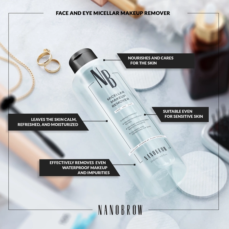 Nanobrow Micellar Makeup Remover 200 ml