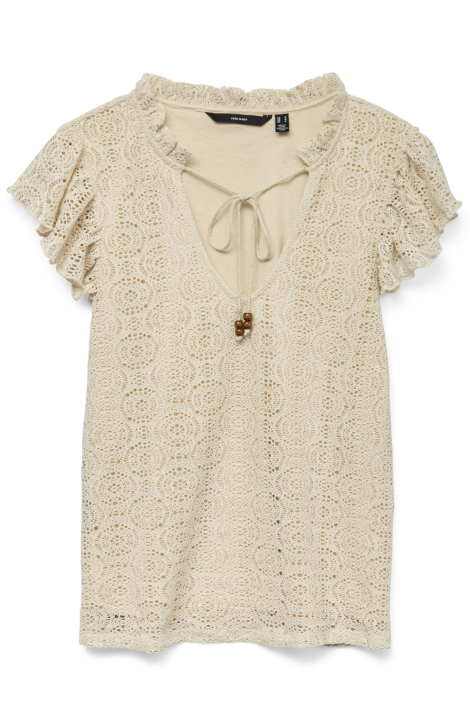 Vero Moda beige dames t-shirt