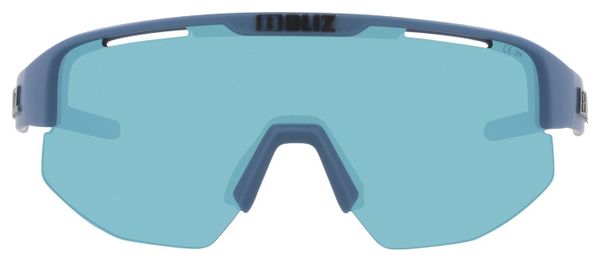 Lunettes Bliz Matrix Small Bleu Mat - Ecran Miroir Bleu Glacier
