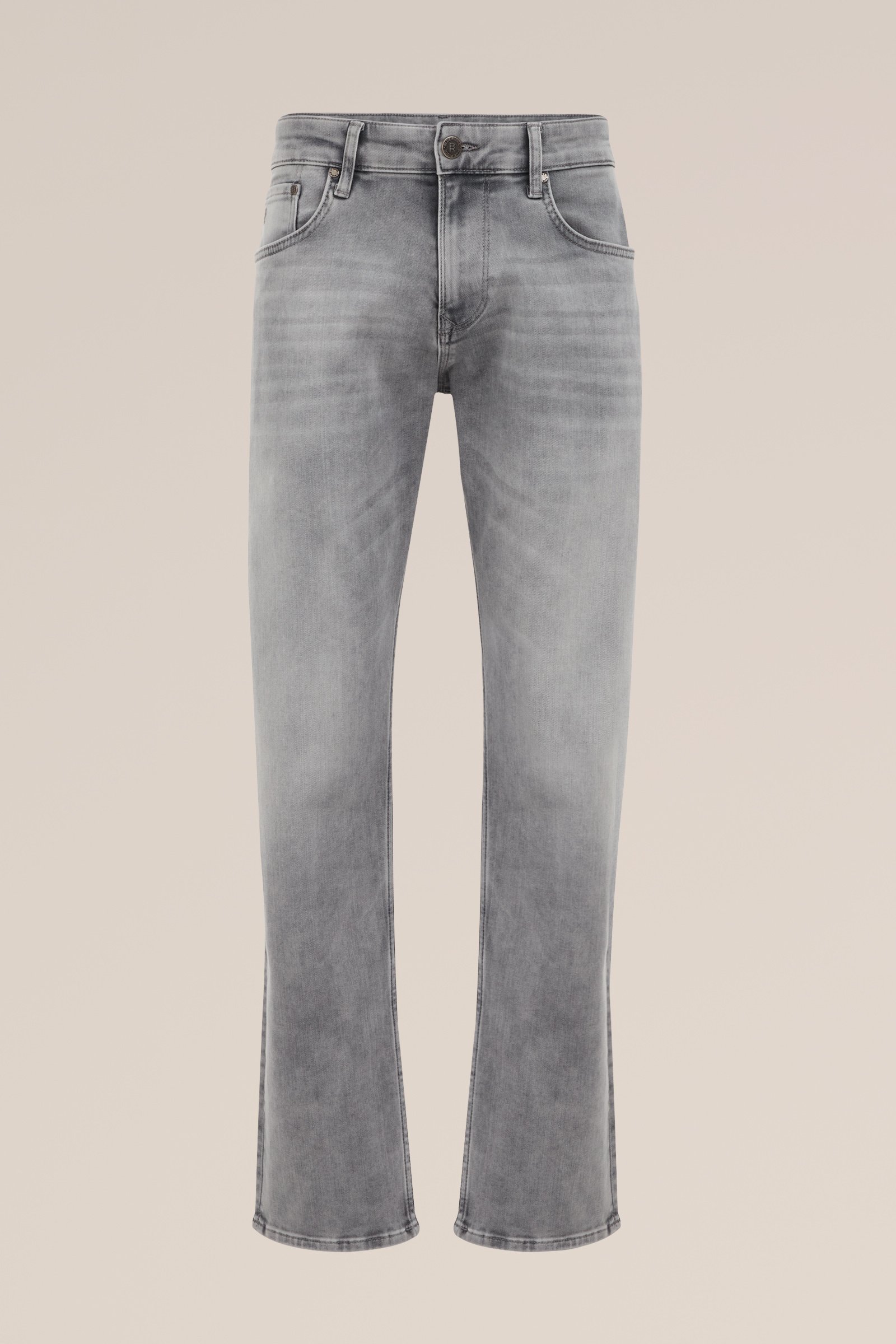 regular fit jeans van jog denim Blue Ridge Lichtgrijs