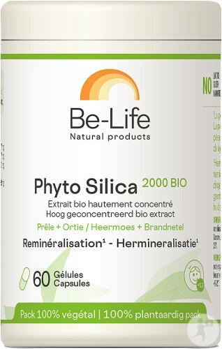 Be-Life Phyto Silica 2000 Complément Alimentaire Bio 60 Gélules