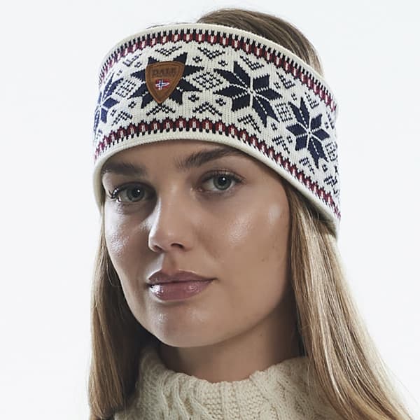 Bandeau ski DALE OF NORWAY GARMISCH HEADBAND OFFWHITE NAVY RASPBERRY