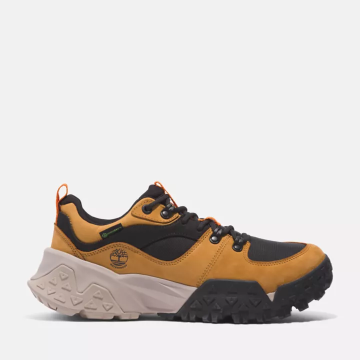 Chaussure de randonnée basse à lacets Motion Scramble imperméable pour homme en jaune