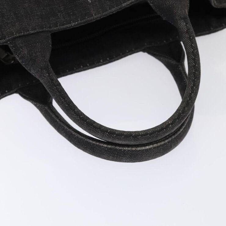 Prada Vintage Prada Canapa Tote Black