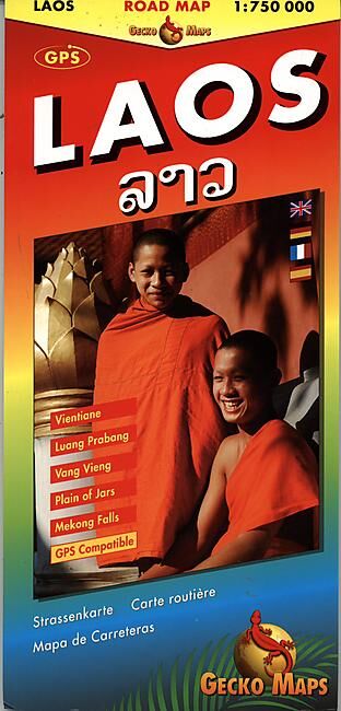 GECKO MAPS - LAOS 1 750 000