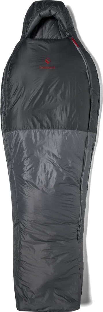 Helsport Explorer Pro Fiber 0 Sleeping Bag 185cm Smoky Grey / Ruby Red