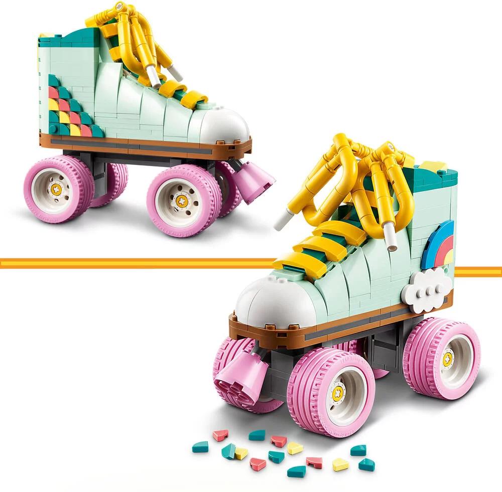 LEGO®CREATOR 31148 - LES PATINS A ROULETTES RETRO