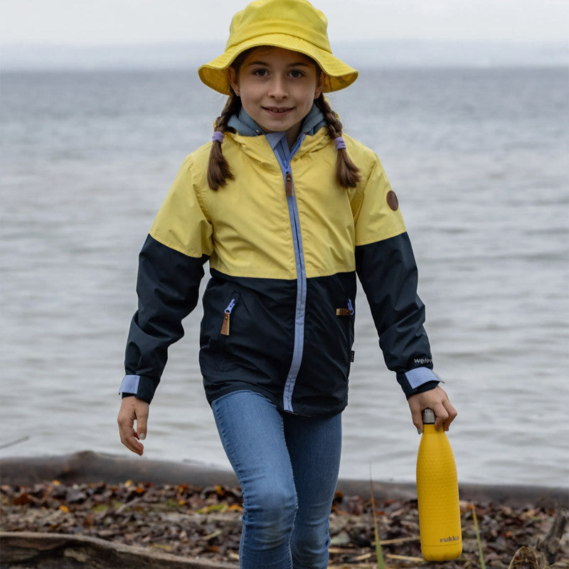 Kinder Puck Regenjacke sunshine