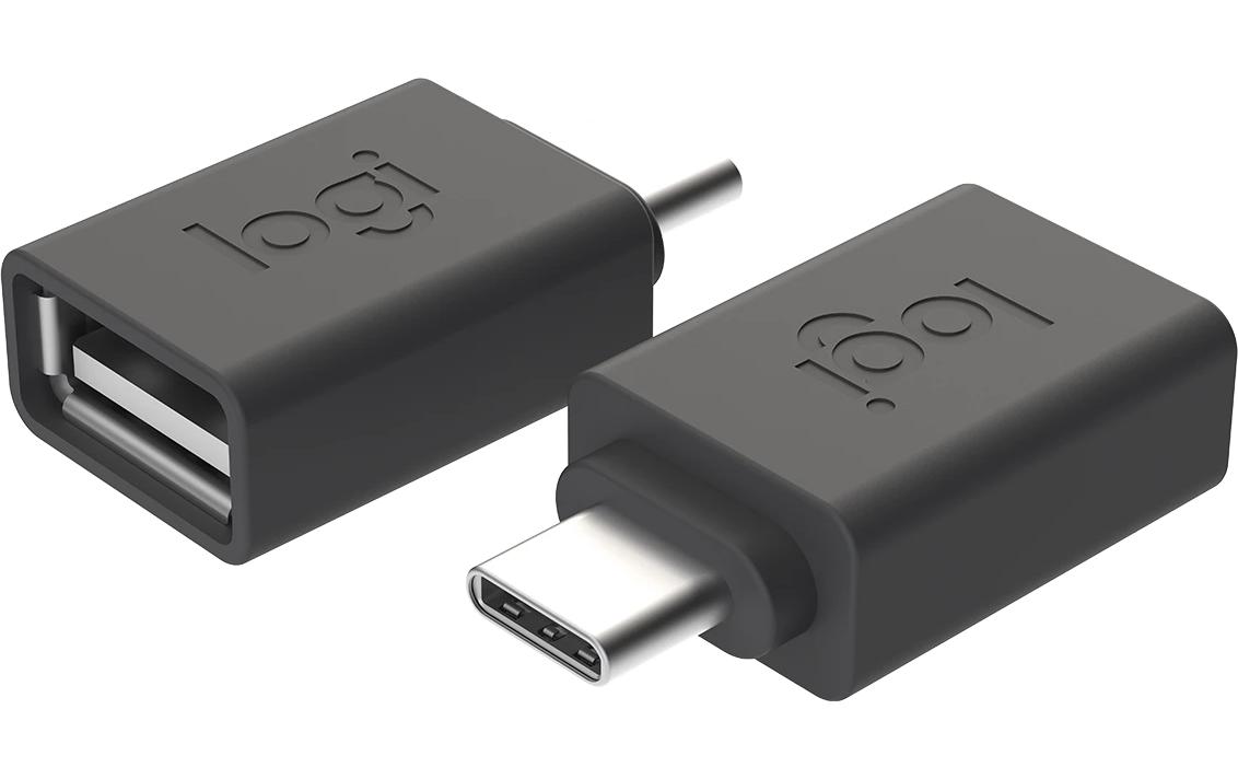 USB-Adapter USB-C Stecker - USB-A BuchseAdapter USB-C auf USB-A für kabellose Logitech Produkte