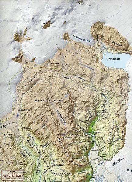 MAL OG MENNING - 5 SKAFTAFELL 1 100 000  1 50 000