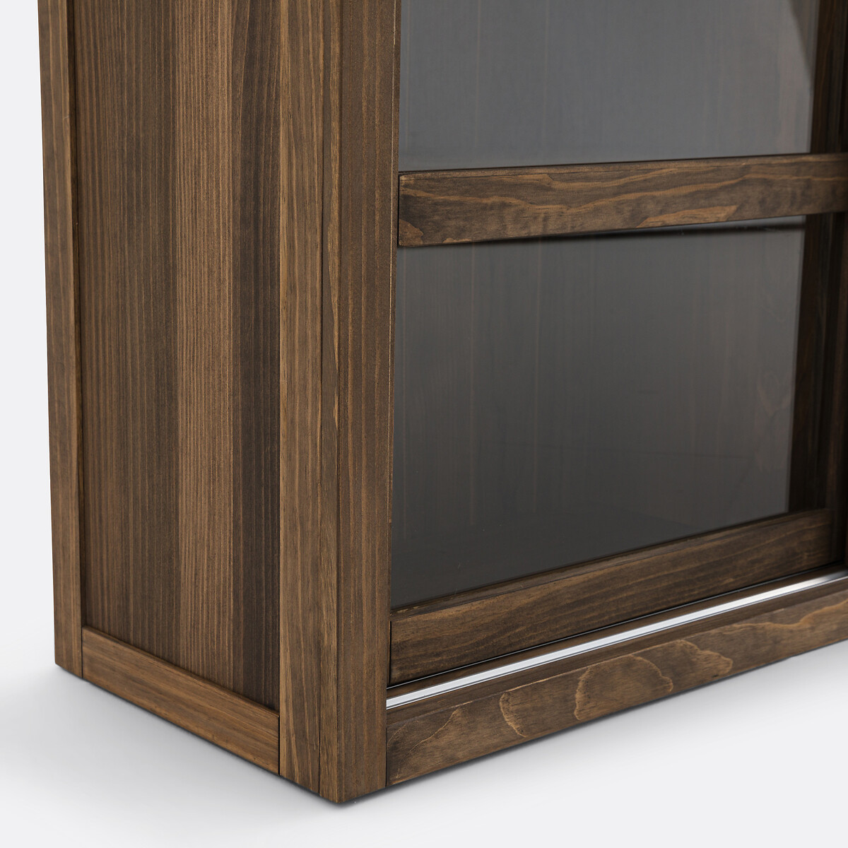 LA REDOUTE INTERIEURS<br>Cômoda com 3 portas de vidro, em MDF de pinho maciço Lunja