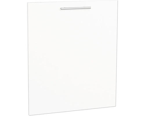 Optifit vaatwasserpaneel voor volledig geïntegreerde vaatwassers Bengt932 BxDxH 59,6x1,6x70 cm wit mat gedemonteerd scharnier omkeerbaar (links of rechts te monteren)