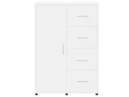 Buffet blanc 60x31x84 cm bois d'ingénierie