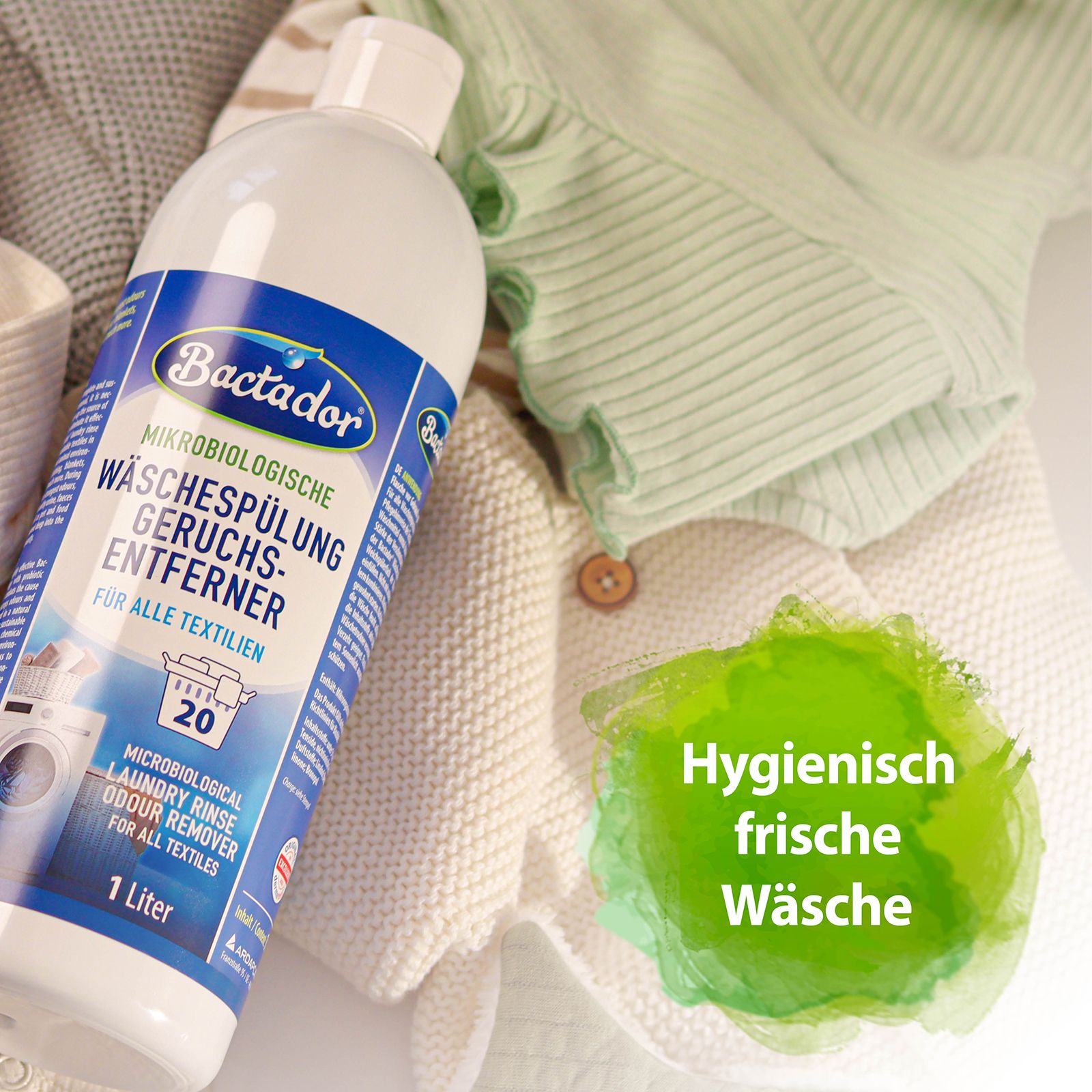Bactador Wäschespülung Geruchsentferner