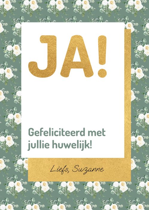 Love Repeat | Huwelijkskaart | Ja! Gefeliciteerd