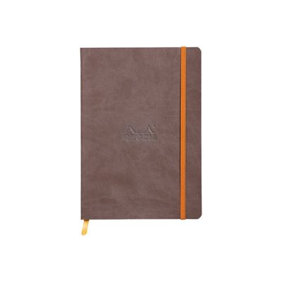 RHODIA Rhodiarama - Carnet souple A5 - 160 pages - pointillés - chocolat