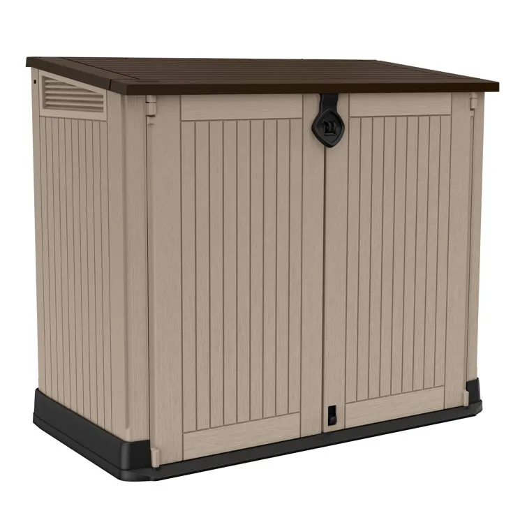 Keter Store-It-Out MIDI 4.3x3.7 ft. Resin Outdoor Storage Shed for Patio Furniture and Tools