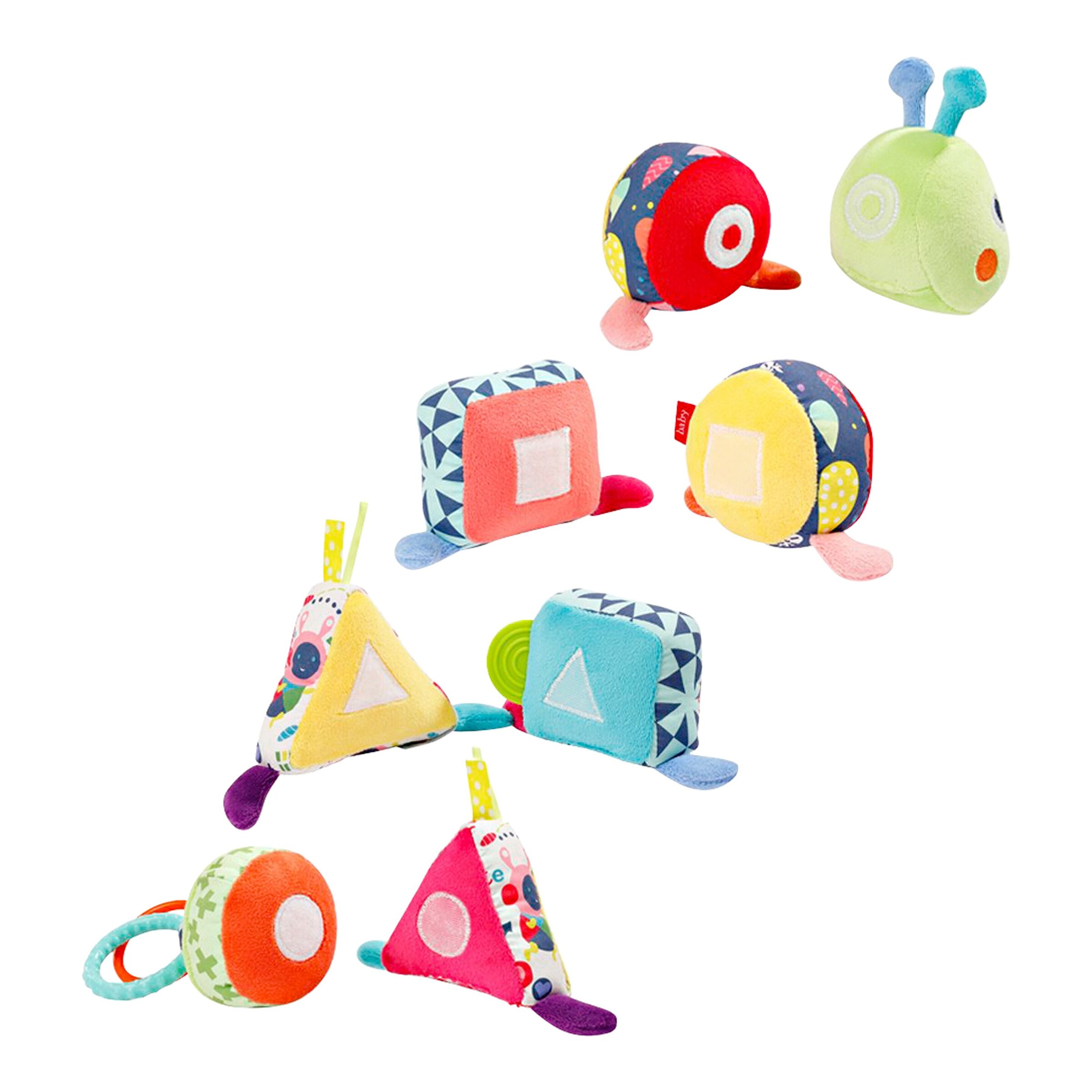 Fehn Activity-Puzzle-Raupe Color Friends