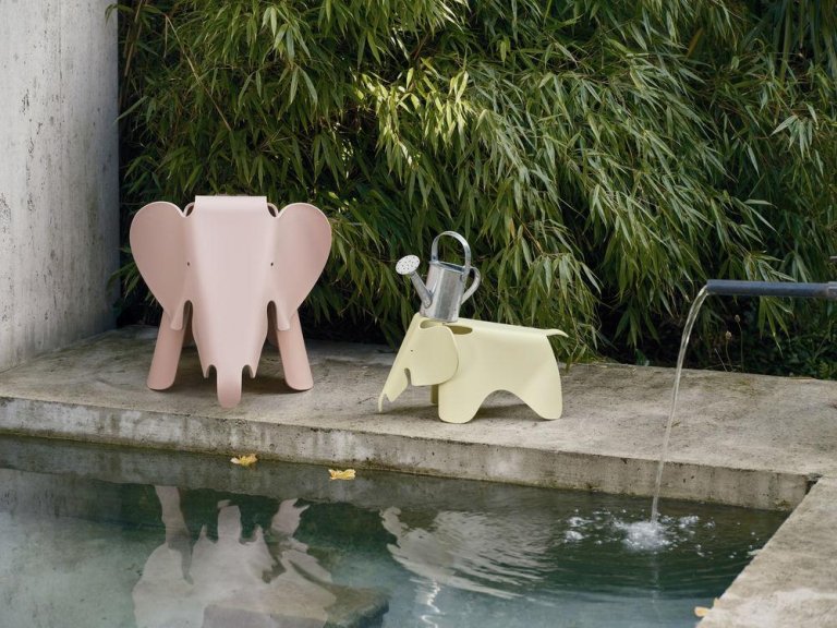 Vitra Eames Elephant RE small decoratie olifant Red Orange