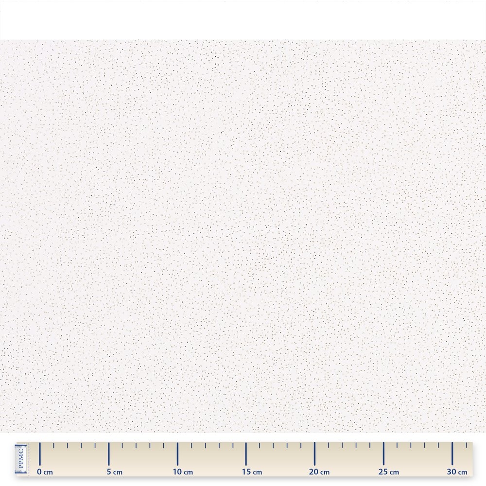 Coupon Tissu 1 M Blanc Pailleté