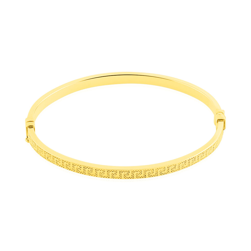 Bracelet Jonc Capucina Grec Or Jaune