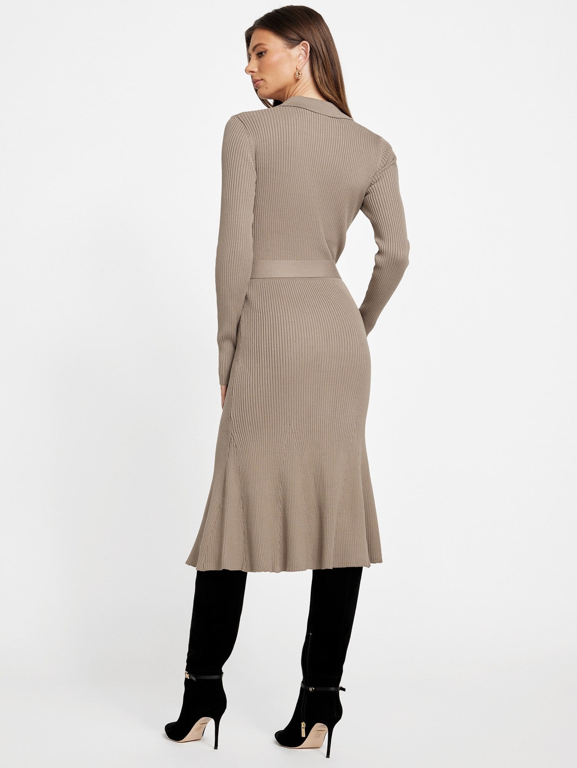 Vestido de malha polo Agathe