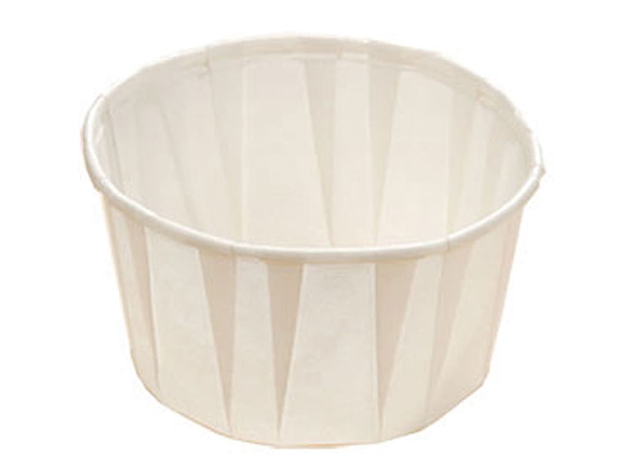 Caissettes blanches (x 250) - Ø 5,4 x ht 4 cm - Nordia