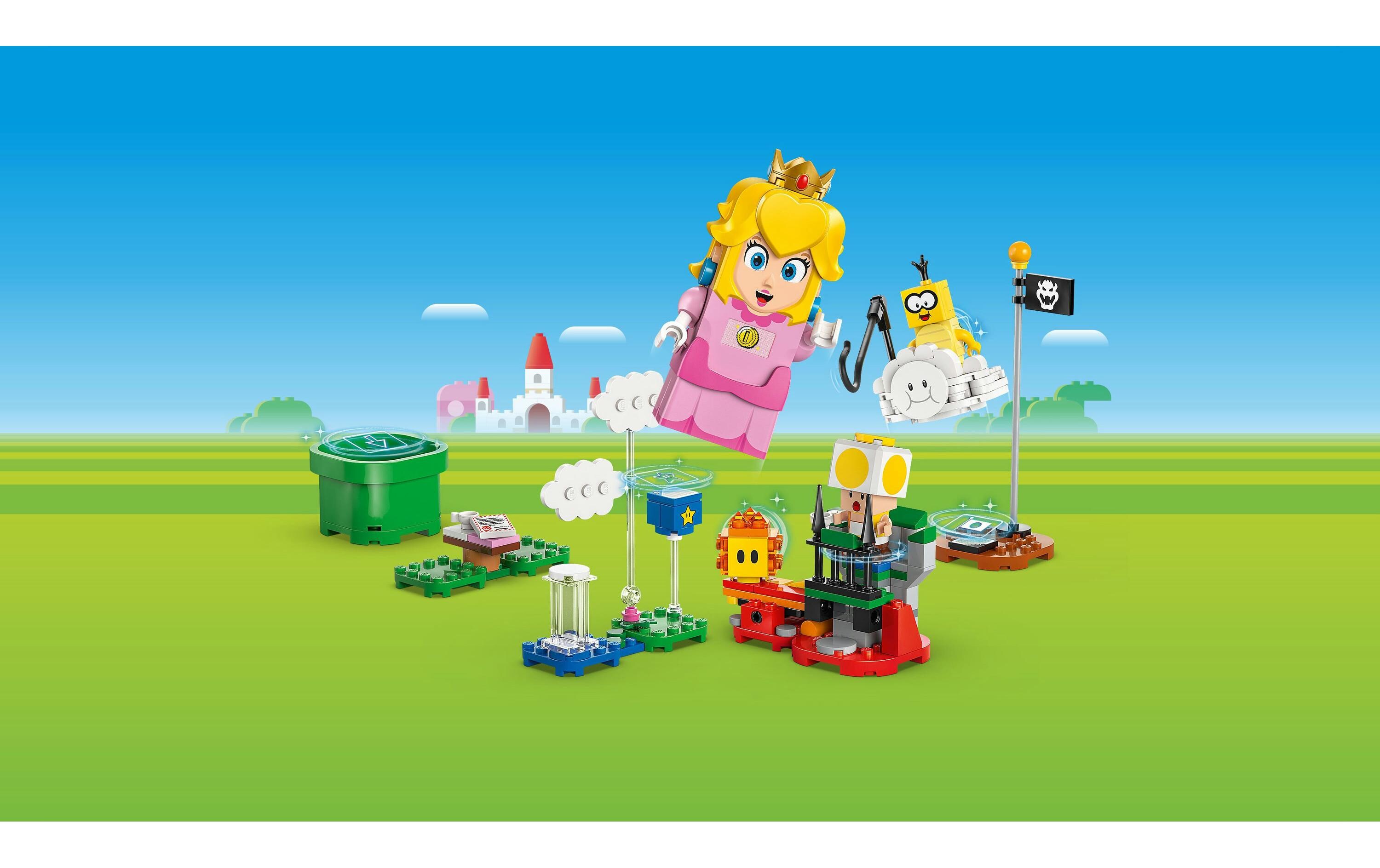 Super Mario Abenteuer mit der interaktiven Peach 71441Fantastisches Kinderspielzeug mit Prinzessin
