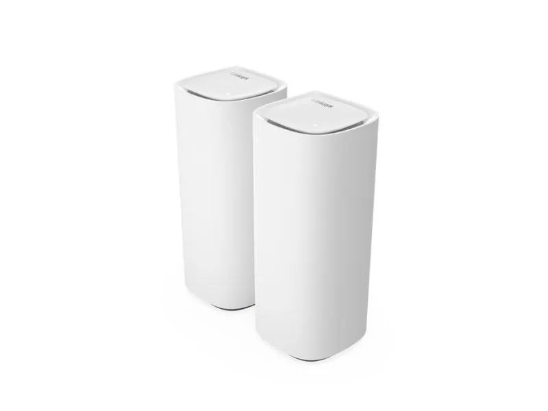 Linksys VELOP Pro 7 - Wi-Fi-system - (2 routere) - op til 6000 sq.ft - mesh 1GbE, 2.5GbE, Wi-Fi 7 Multi-Band