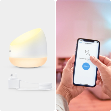WiZ Connected LED tafellamp Squire licht dimbaar