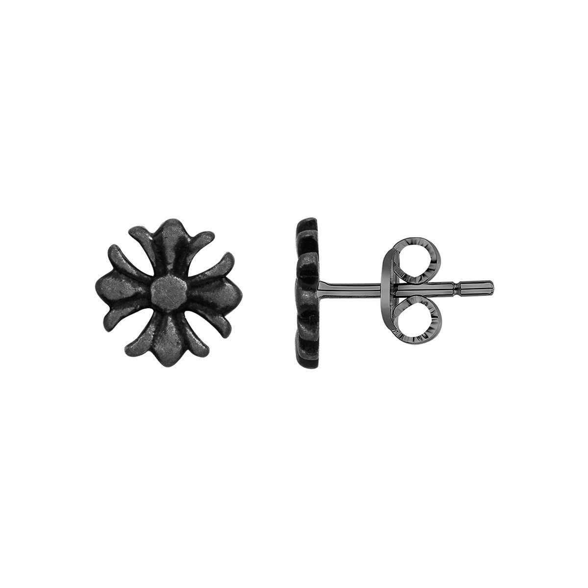 Boucles d'oreilles clous Virgile en PVD
