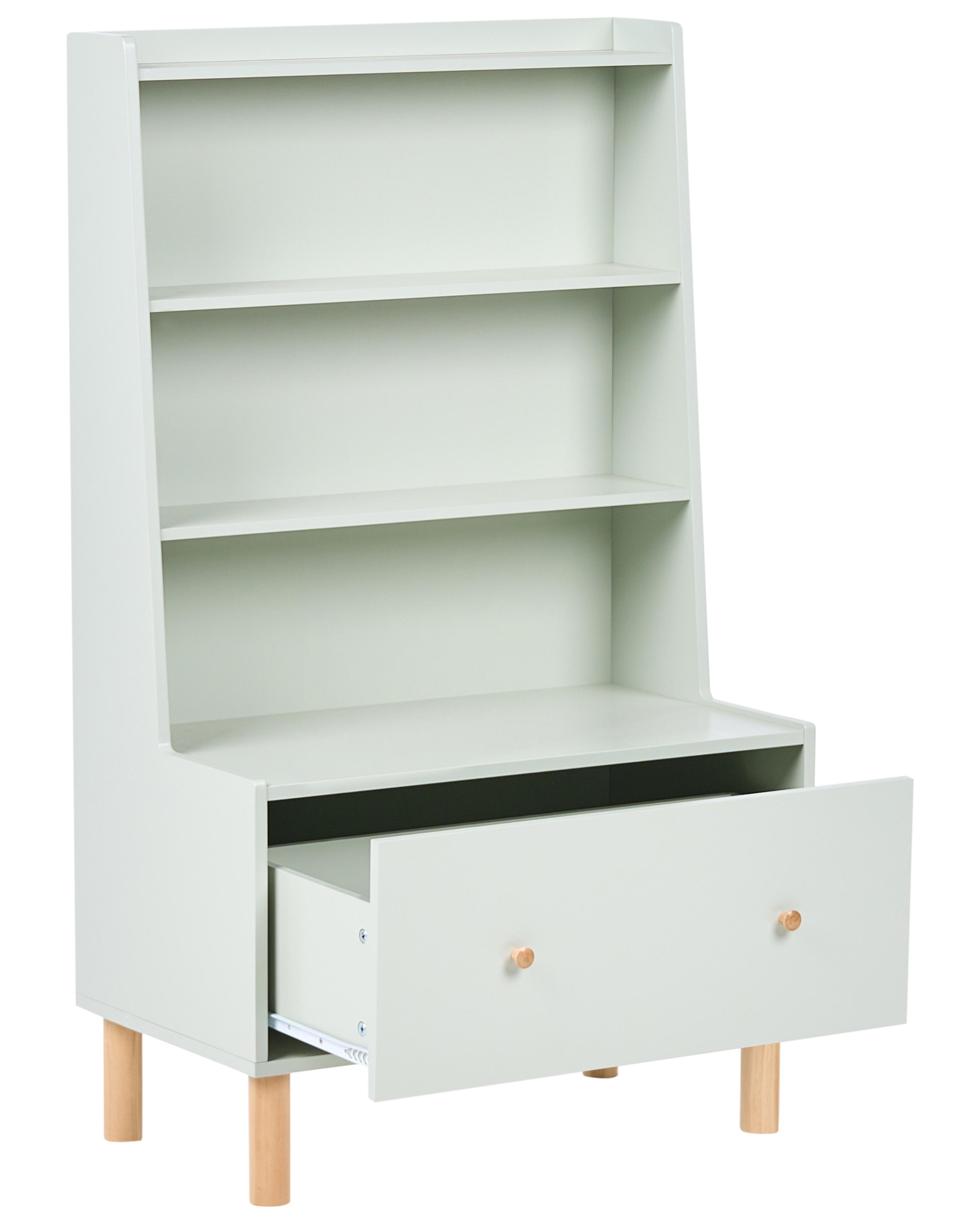 Boekenkast met 3 planken QUILPIE 120 cm Lichtgroen