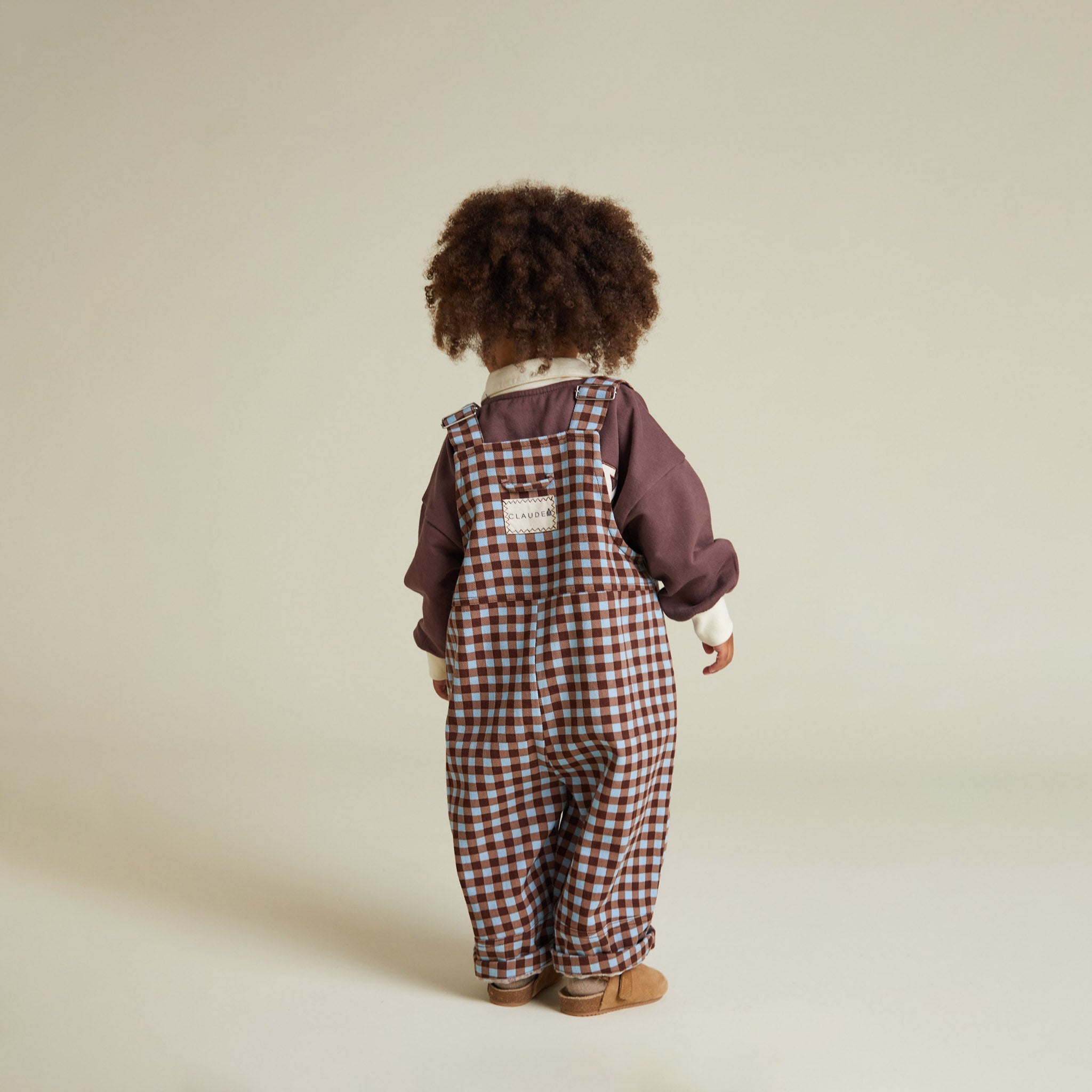 Latzhose August Sky Gingham
