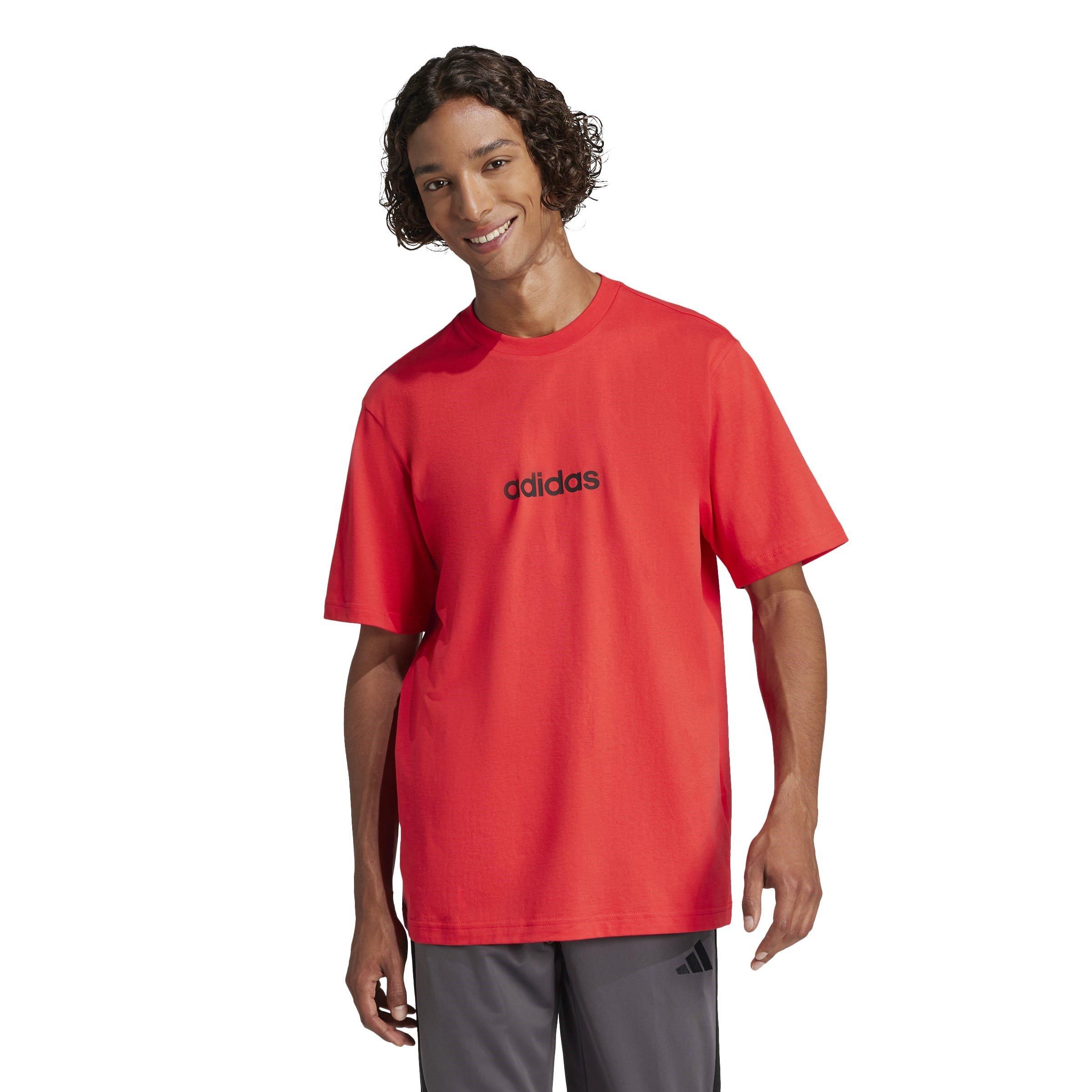 adidas Essentials Single Jersey Logo T-Shirt Mens