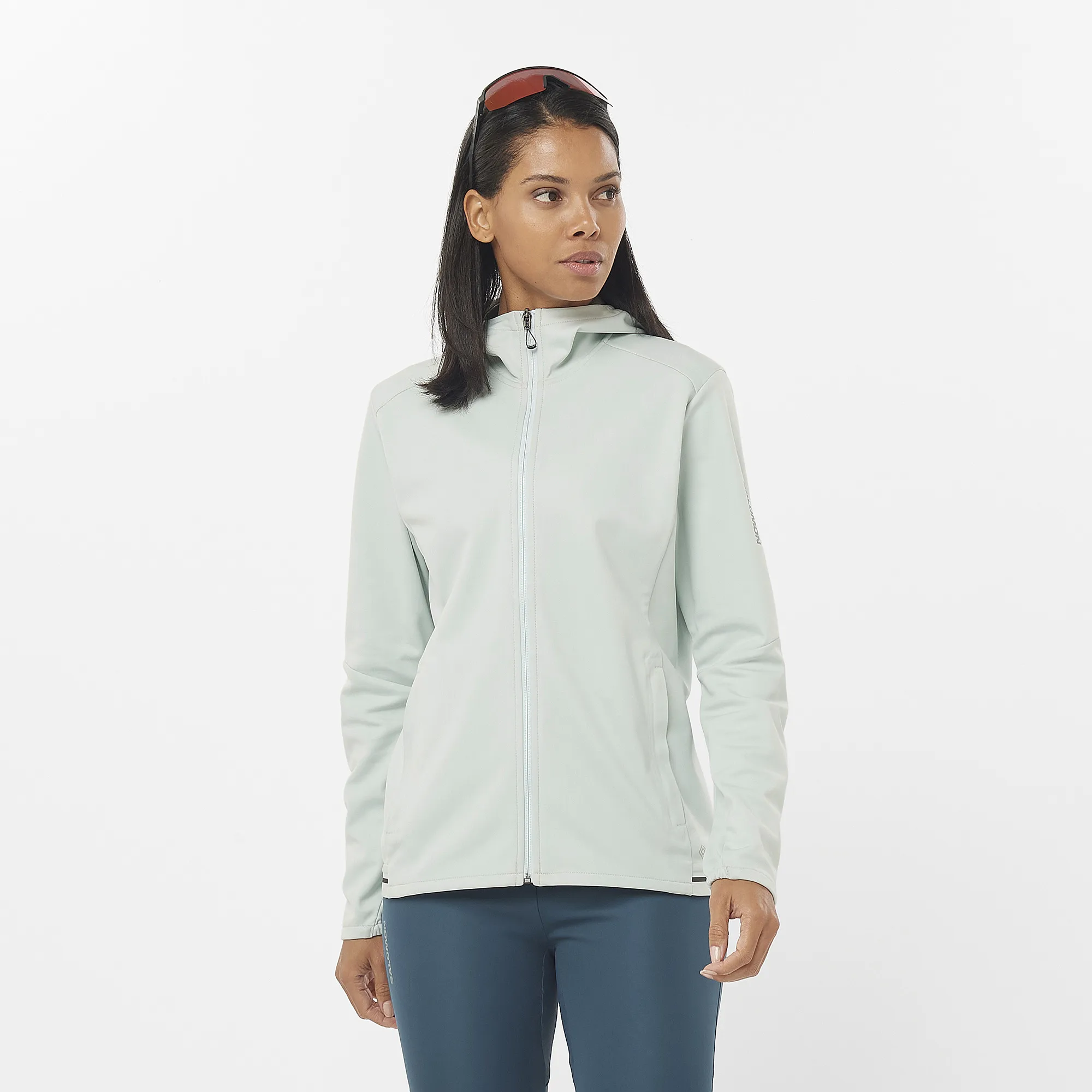 Salomon Women's GORE-TEX Softshell Jacket Misty Blue
