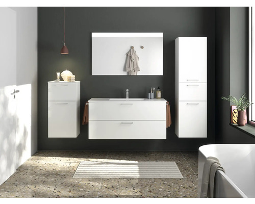 LED-spiegel NOBILIA programma 1-6 120cm aluminium IP 44