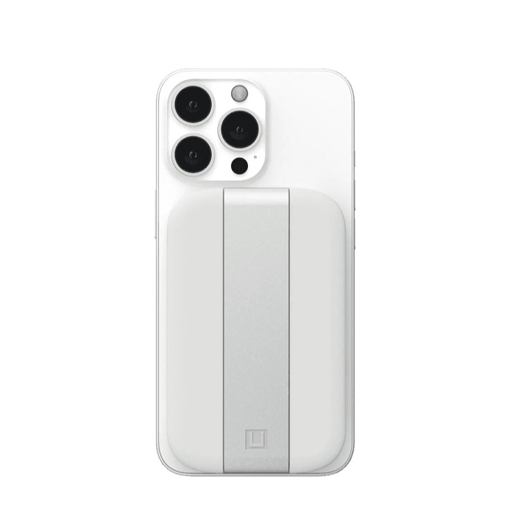 UAG Urban Armor Gear [U] - (18W) 4000mAh Lucent Power Magnetische Alu Qi Wireless MagSafe USB C Powerbank   Kickstand (1B4084313535) - Weiss