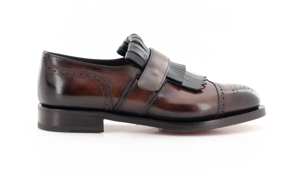 SANTONI - COLIN 16264 GMI NOIR/MARRON