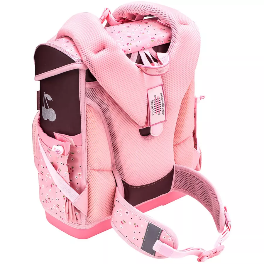 Belmil Schulranzen Premium Compact Plus Set 5-teilig Cherry Blossom