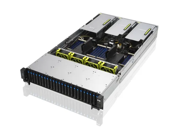 ASUS RS720A-E11-RS24U - Server - rack-monterbar - 2U - 2-vejs - uden CPU op til - RAM 0 GB - SATA - hot-swap 2.5