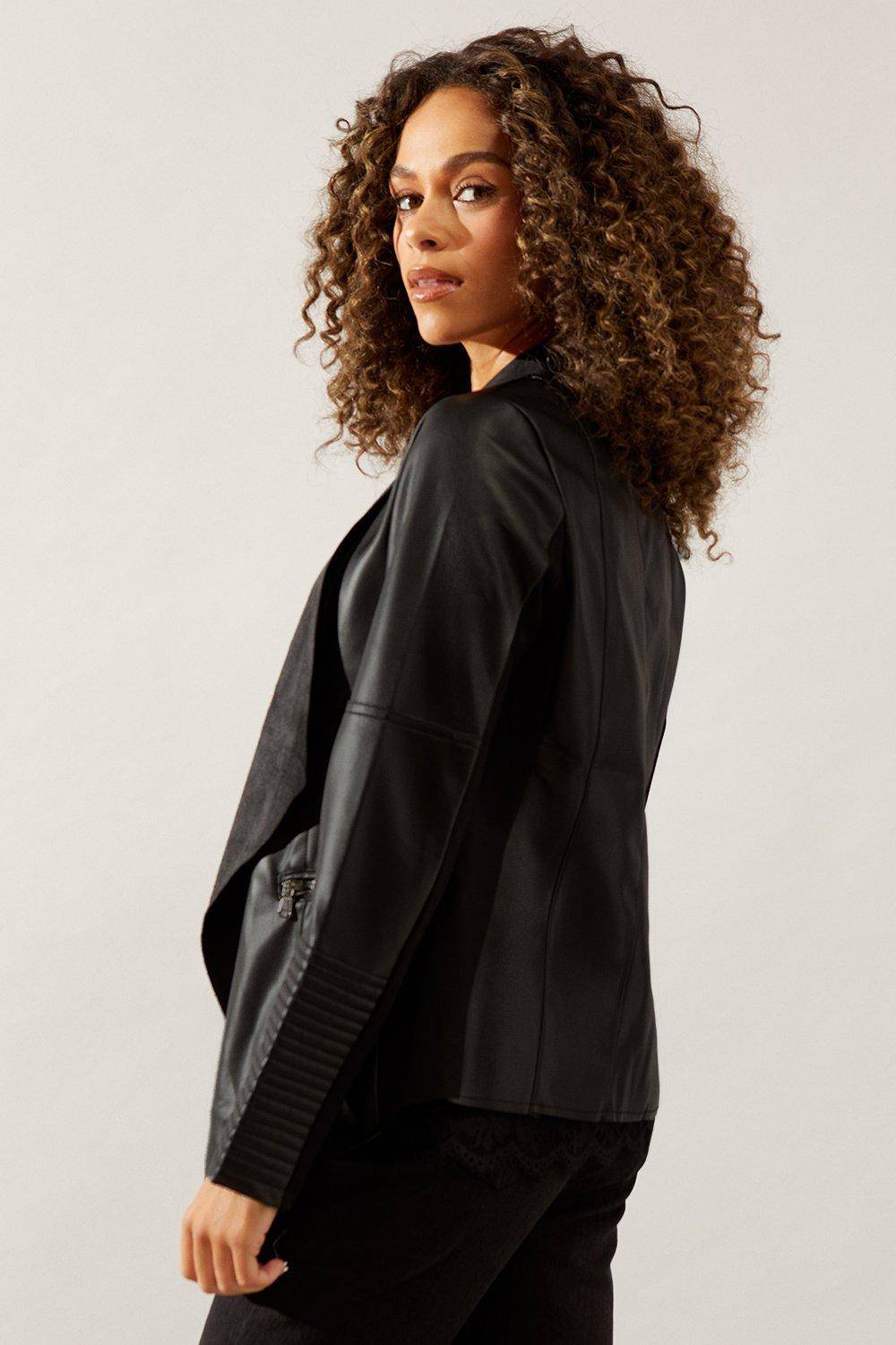 Wallis Veste Cascade en synthétique Noir