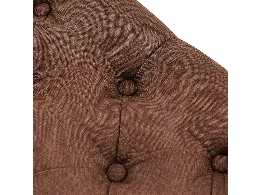 Banquette - Tissu - Marron - Amun