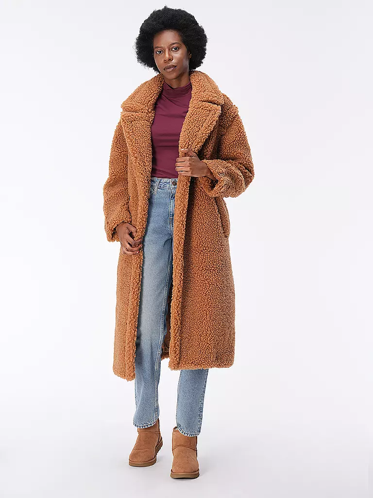 UGG Mantel in Felloptik GERTRUDE camel