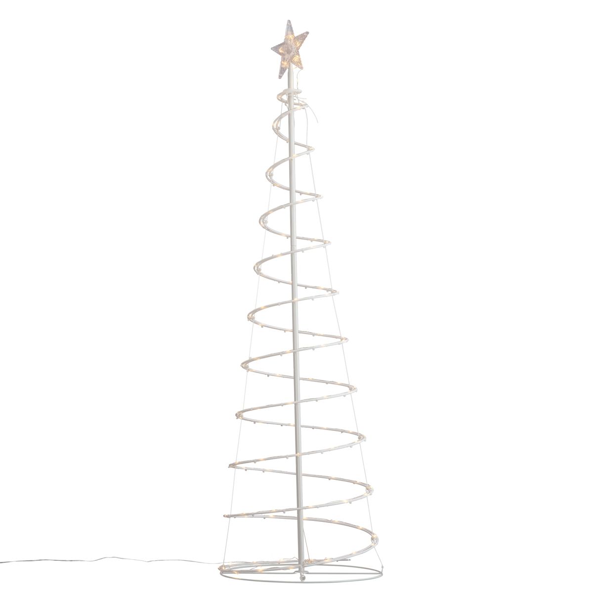 Kerst kerstboom wit incl. LED IP44 - Puno