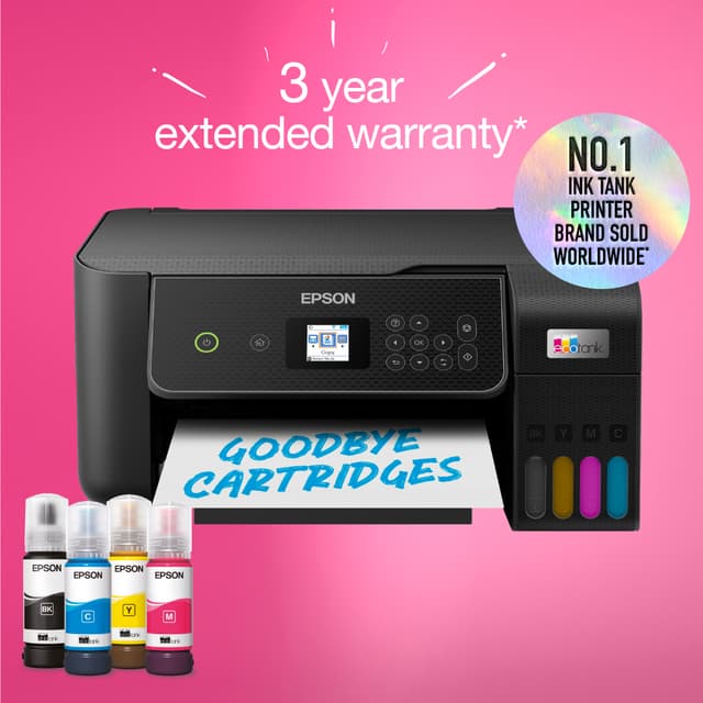 Epson EcoTank ET-2875 multifunktionsprinter C11CJ66424 (sort)