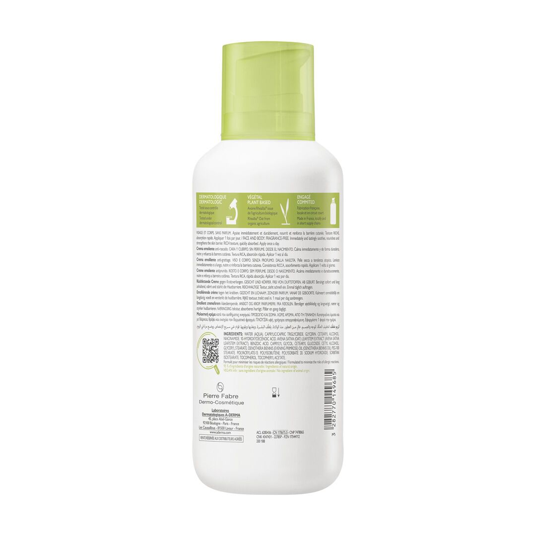 Exomega Control - Creme Emoliente Antiprurido - 400ml