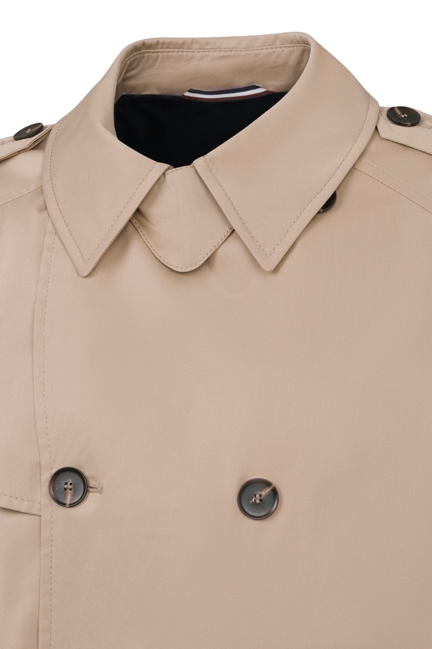 bugatti Trenchcoat , mit Bindegurt & Hemdkragen
