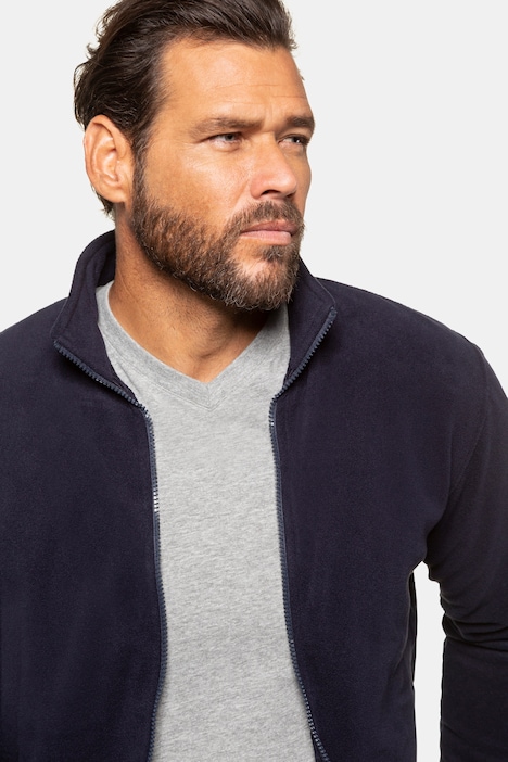 JP 1880 Fleecejacke, Outdoor, Stehkragen, Zipp-Pockets, bis 8 XL