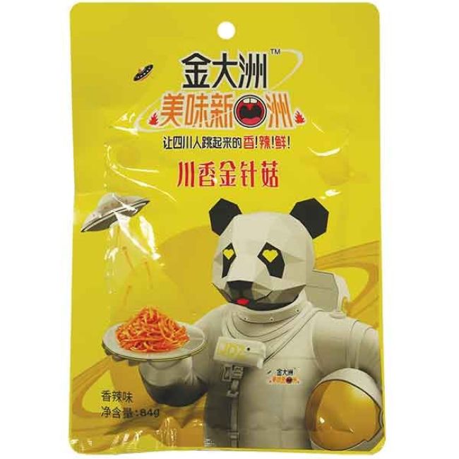 Jin Da Zhou Pikante Enoki Paddenstoelen 96g