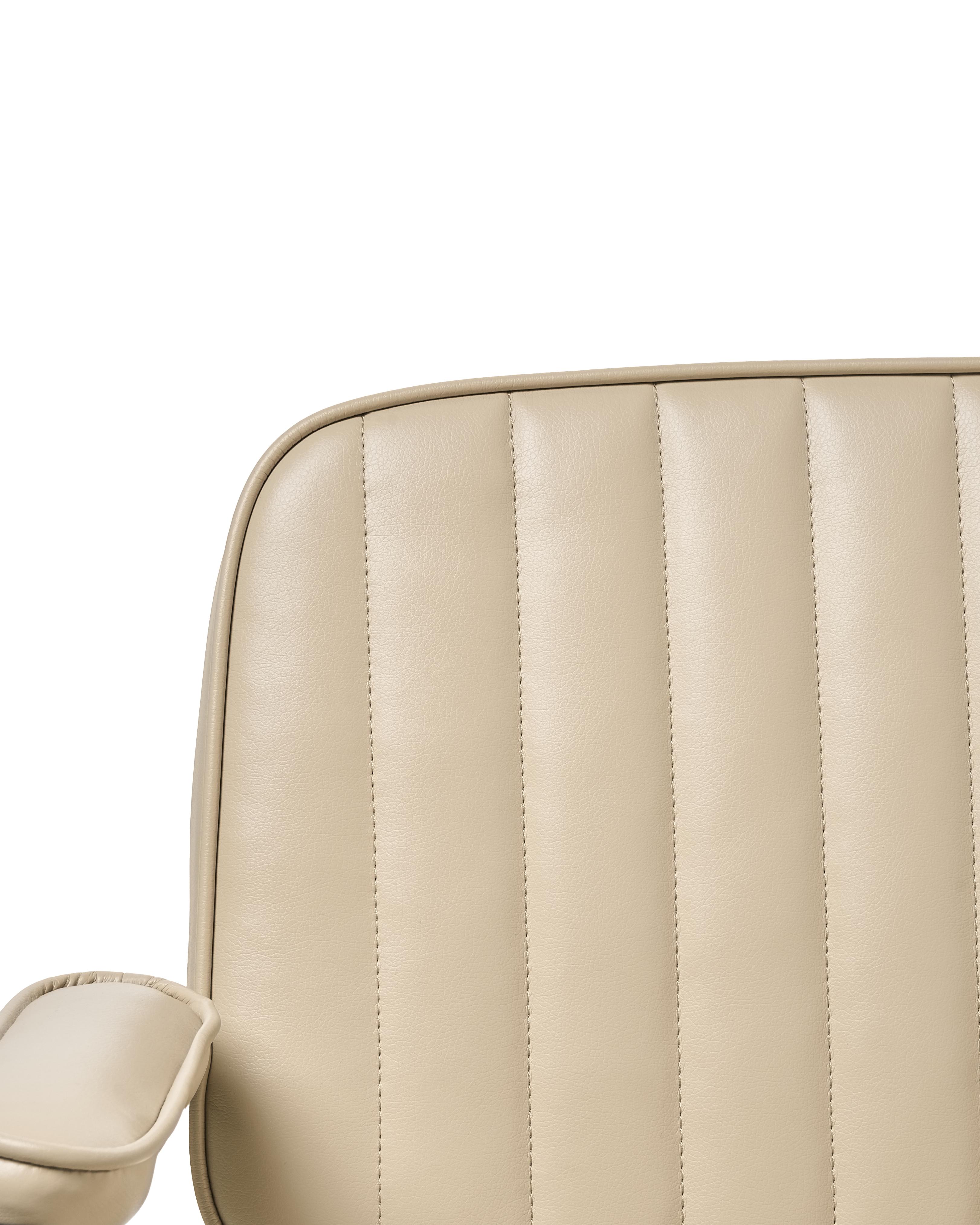 Bureaustoel BERNE Kunstleer Beige
